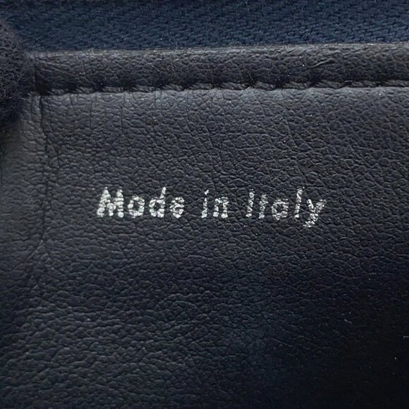 CELINE Cosmetic pouch Leather Navy - Picture 14 of 15